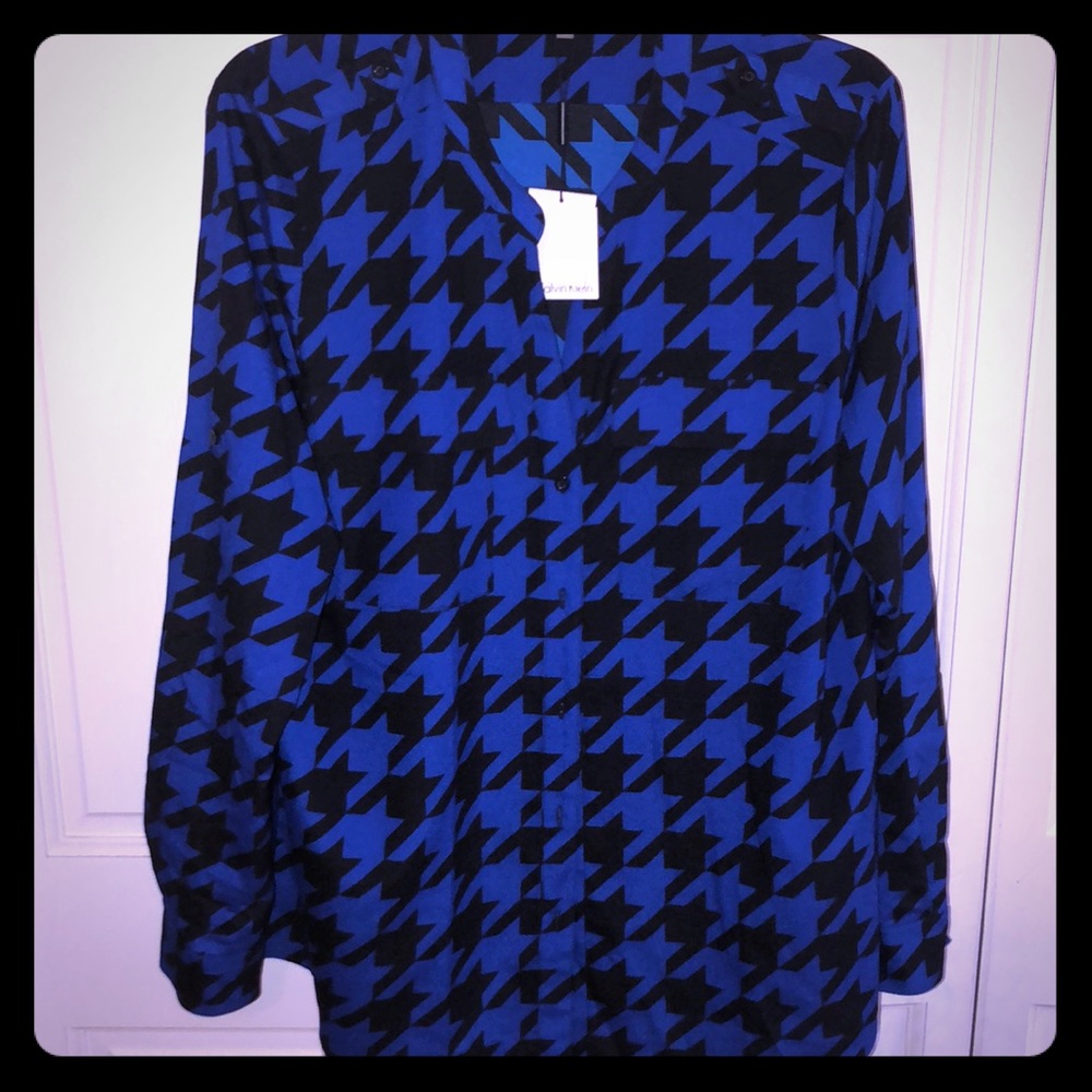 Calvin Klein button down top